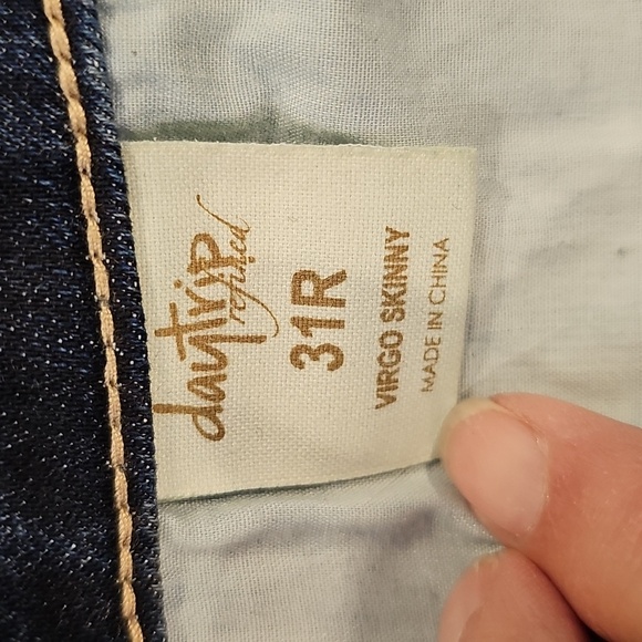 Daytrip Virgo Skinny Blue Jeans Womens 31R - Picture 9 of 12